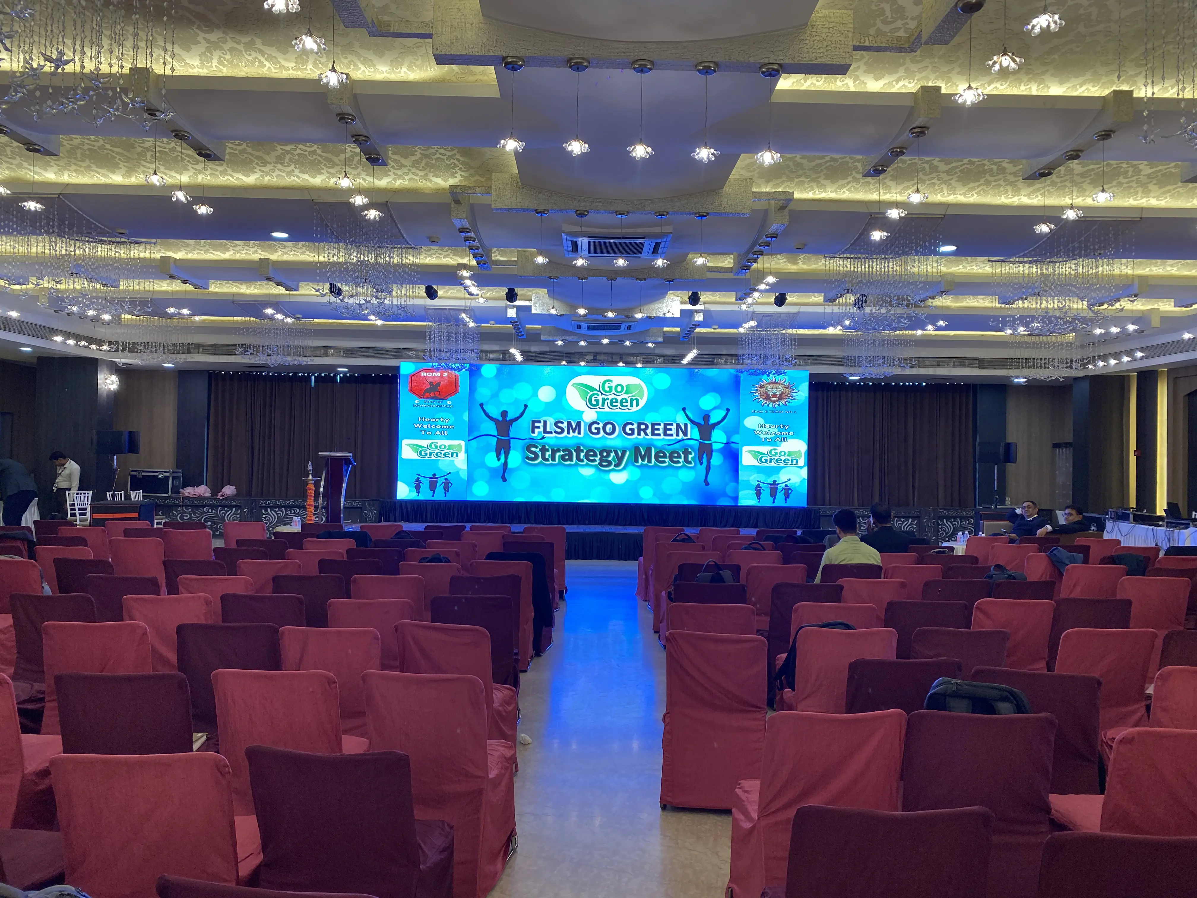 LED Wall Screen at Conference and Sangeet Event Nagpur